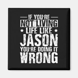 Aimant Jour Anniversaire Jason Nom Prénom Dit