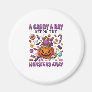 Aimant Jour de Bonbons Éloigne les Monstres Halloween Cit