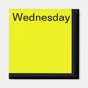 Aimant Jour de code couleurs d'outil de visuel de