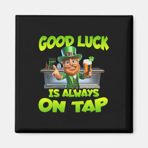 Aimant Jour de la Saint Patrick Bonne Chance Toujours Sur