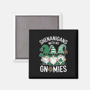 Aimant Jour de la Saint Patrick Lucky Shamrock Leopard Gn