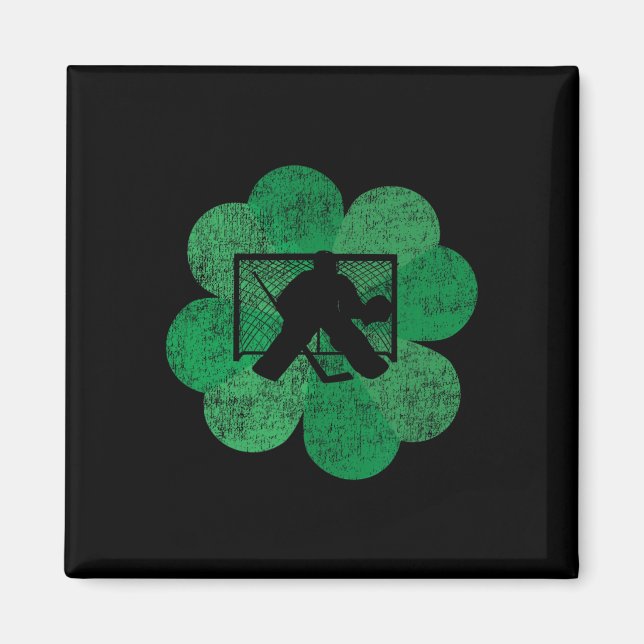 Aimant Jour de la Saint Patrick quatre feuilles Clover -  (Devant)