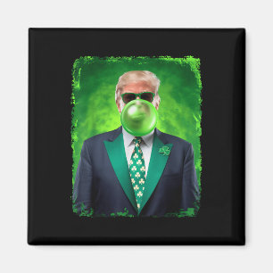 Aimant Jour de la Saint Patrick Trump 47ème président sou