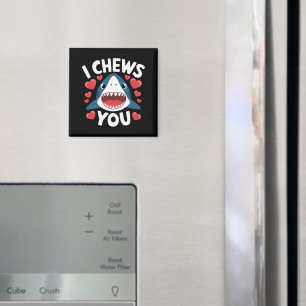 Aimant Jour de la Saint-Valentin Cœur Léopard Mignon 