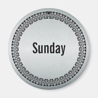 Aimant Jour de la semaine dimanche
