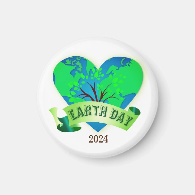 Aimant Jour de la Terre 2024 (Devant)