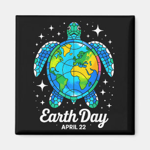 Aimant Jour de la Terre 2026 Rétablir la Terre Mer Jour d
