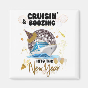 Aimant Jour de l'année Croisière et Bozing Vacation Corre
