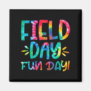 Aimant Jour de l'école Fun Tie Dye Field Day 2022 Teache