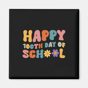 Aimant Jour De L'École Professeur Retro Super Joyeux 100 