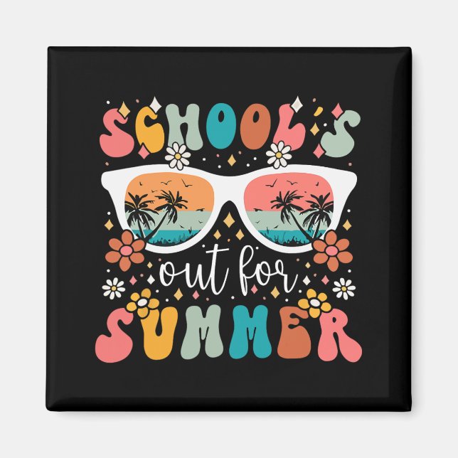 Aimant Jour De L'École Super Sortie Pour Les Enseignants  (Devant)