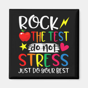 Aimant Jour de l'examen de rock Enseignant de jour