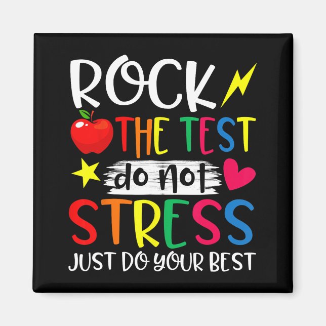 Aimant Jour de l'examen de rock Enseignant de jour (Devant)