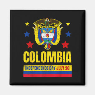 Aimant Jour de l'indépendance de la Colombie 20 juillet D