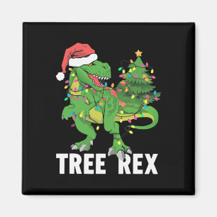 Aimant Jour de Noël Dinosaure Arbre Rex Xmas Trex Pajamas