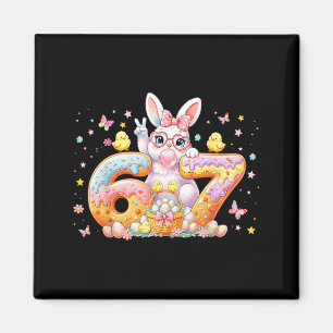 Aimant Jour de Pâques 67 Lapin Mignon Bunny Six Sept Mème