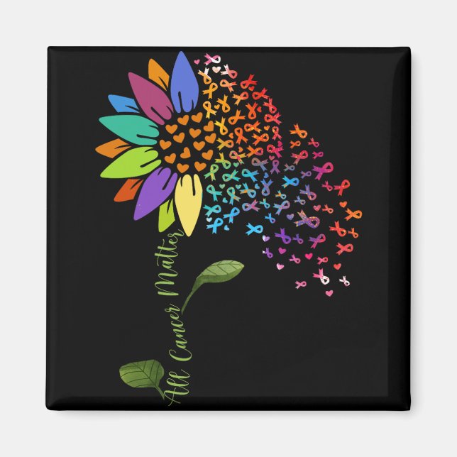 Aimant Jour de sensibilisation à tous les problèmes de ca (Devant)