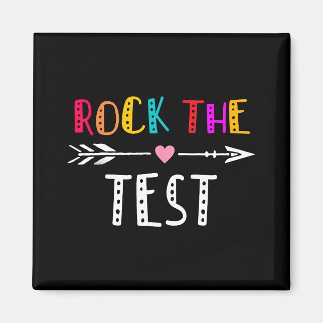 Aimant Jour de test de l'enseignant de test Jour de test  (Devant)