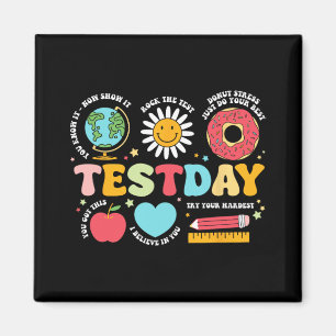 Aimant Jour de test de l'enseignant Motivation enseignant