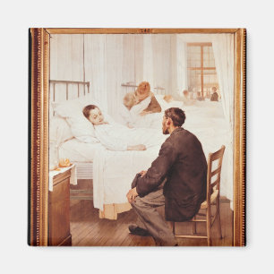Aimant Jour de visite à l'hôpital, 1889