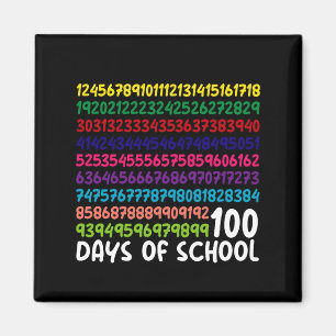 Aimant Jour des 100 nombres de mathématiques à l'école en