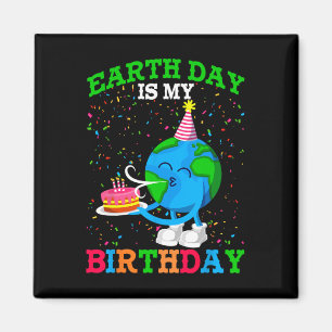Aimant Jour des terres C'est mon anniversaire Planète Ter