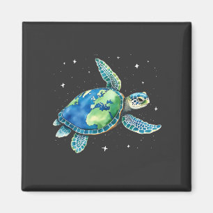 Aimant Jour des terres de la tortue marine 2025 Animaux m