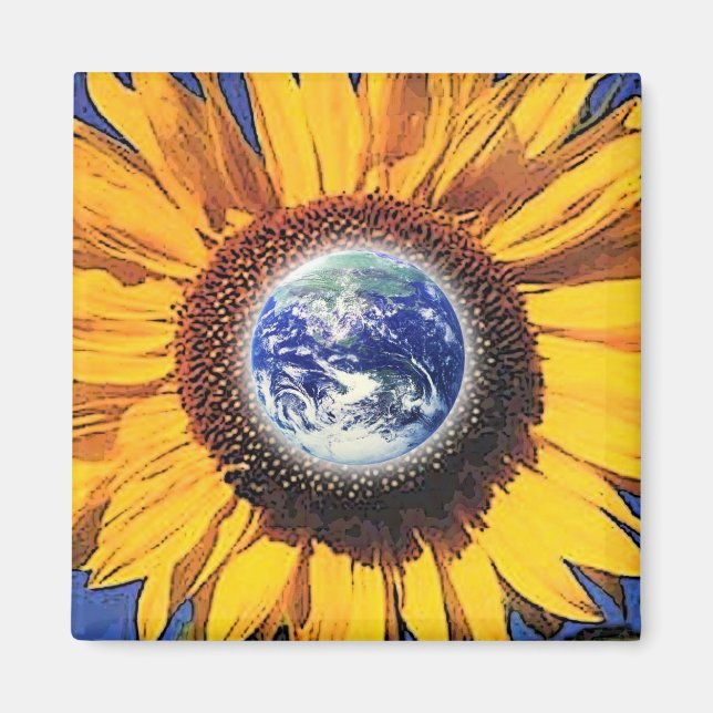 AIMANT JOUR DES TERRES SUNFLOWER PAR GREGORY GALLO (Devant)