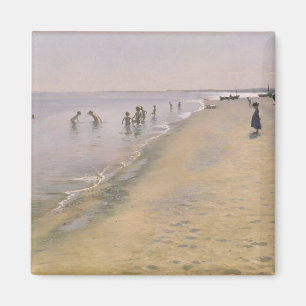Aimant Jour d'été à la plage du sud de Skagen, 1884