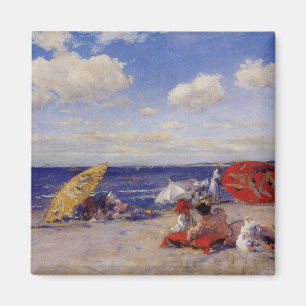 Aimant Jour d'été en bord de mer (Paysage de plage)