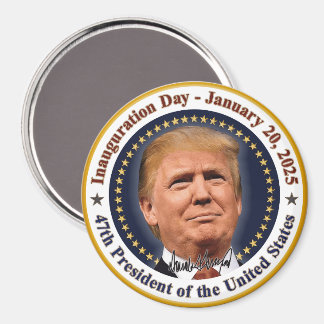 Aimant Jour d'investiture du président Trump, 20 janvier