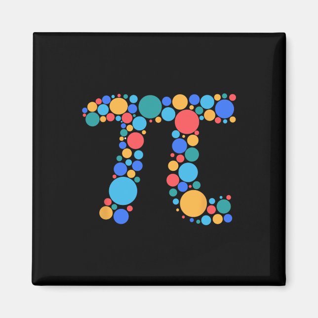 Aimant Jour du point de la journée des mathématiques des  (Devant)