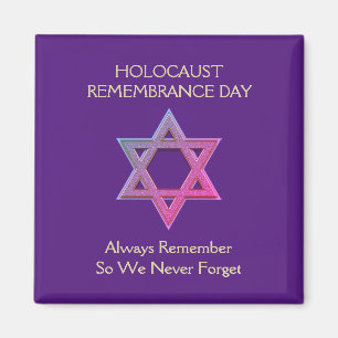 Aimant Jour du souvenir de l'Holocauste