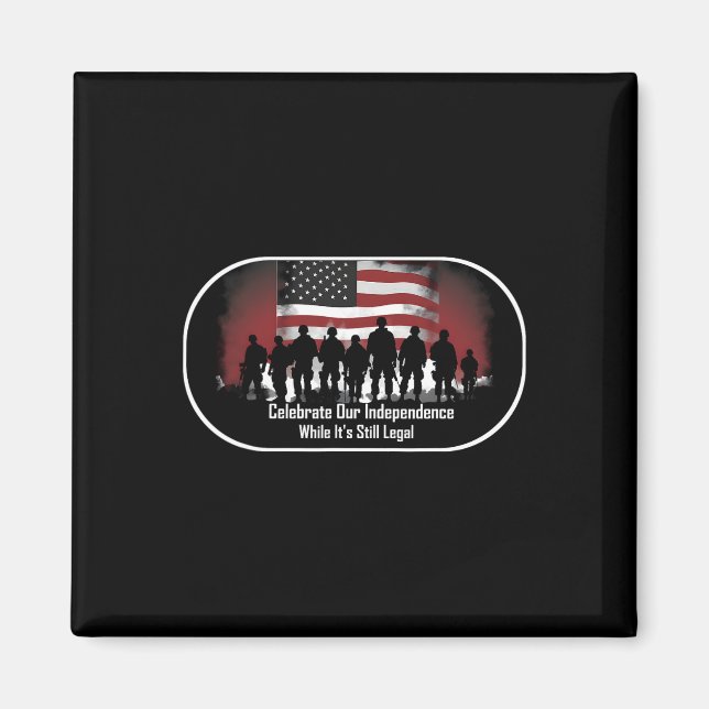 Aimant Jour Fier Américain (Devant)