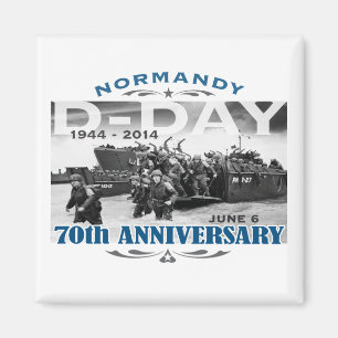 Aimant Jour J 70e anniversaire Bataille de Normandie
