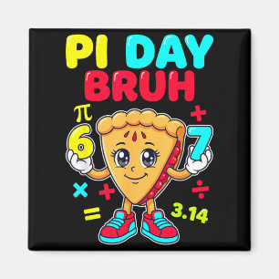 Aimant Jour mec mignon tarte 6 7 drôle 314 maths enfants
