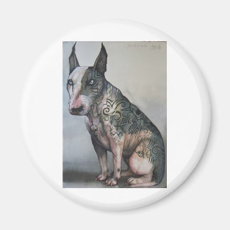 Aimant Jour mexicain de l'abattu taureau terrier