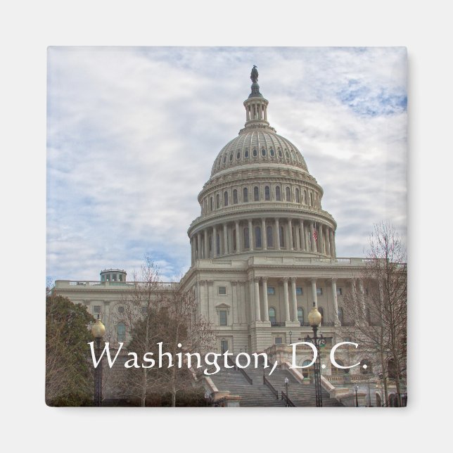 Aimant Jour nuageux au Capitole (Devant)