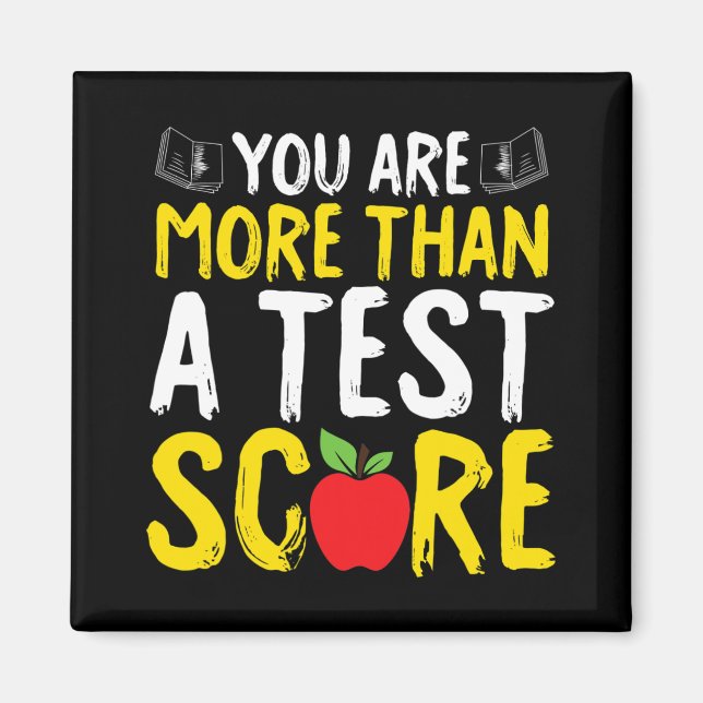 Aimant Jour où vous êtes plus qu'un test d'état de score  (Devant)