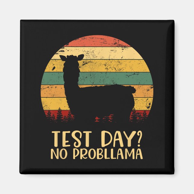 Aimant Jour Pas de problème Silhouette Enseignant Gradua (Devant)