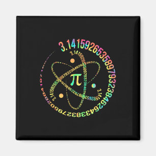Aimant Jour Pi 3.14 Spiral Numéro Pi Enseignante Math Fem