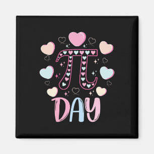 Aimant Jour Pi 3.14 Symbole Pi Funny Jour Pi Candy Coeur