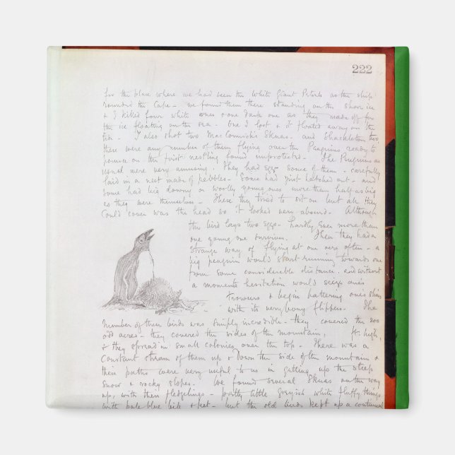 Aimant Journal d'inscription du 9 janvier 1902 (Devant)