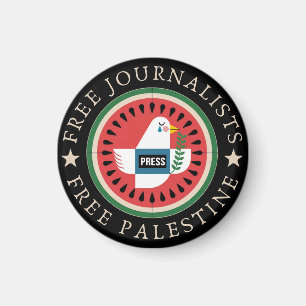 Aimant Journalistes libres Libérez la Palestine