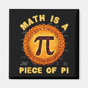 Aimant Journée amusante les maths sont une tranche de tar