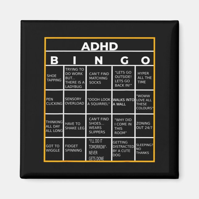 Aimant Journée de sensibilisation à la santé mentale de l (Devant)