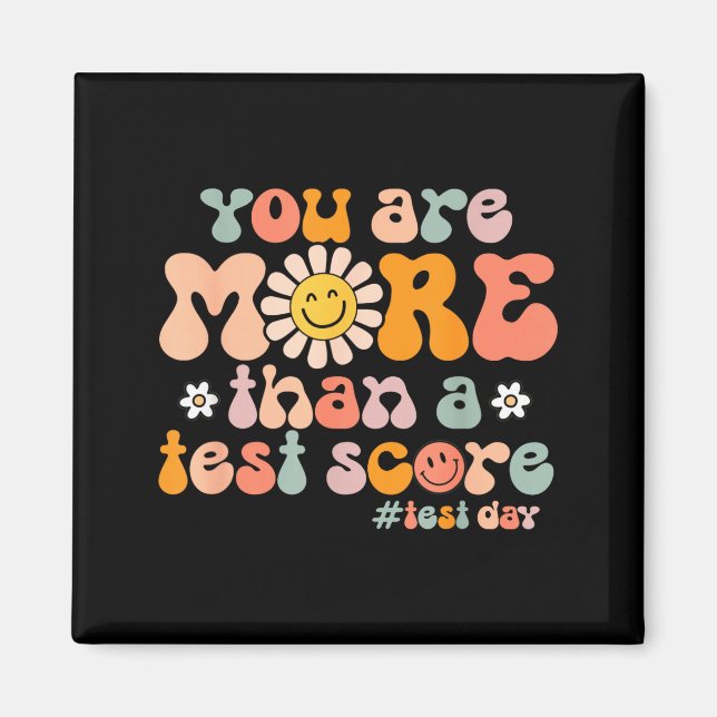 Aimant Journée de test groovy plus qu'un score de test en (Devant)