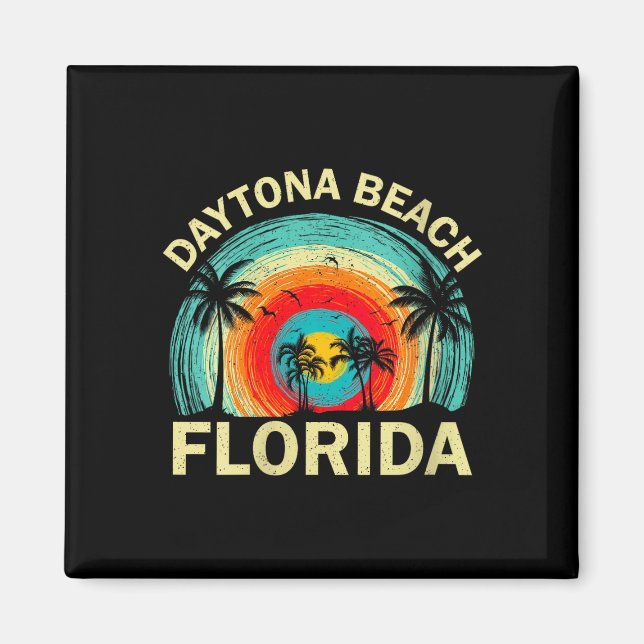 Aimant Journée des femmes à Daytona Beach Floride été rét (Devant)