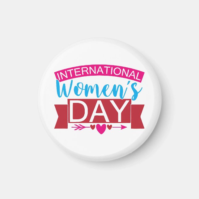Aimant Journée internationale de la femme (Devant)