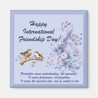 Aimant Journée internationale de l'amitié.